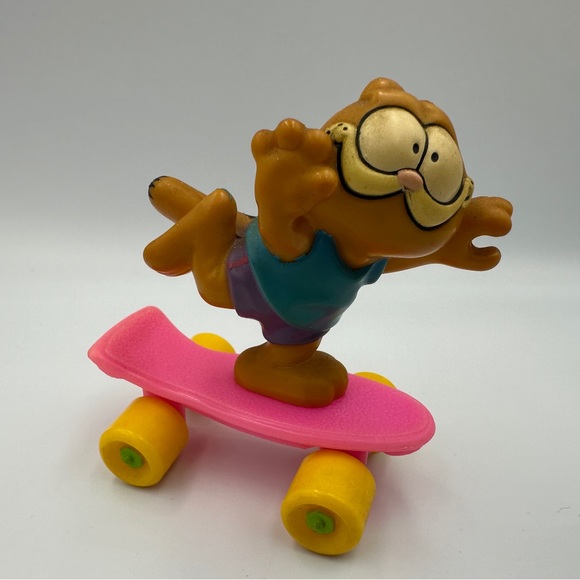 Lot of 3 Vintage Garfield McDonald's 1988 Toy Figure Collectible Happy Meal Toys - Picture 8 of 9